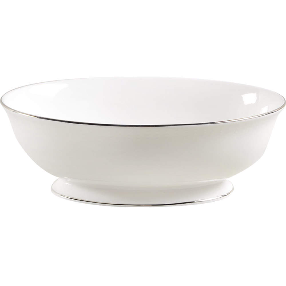 Herald Square White 9" Oval Vegetable Bowl by Lenox-1