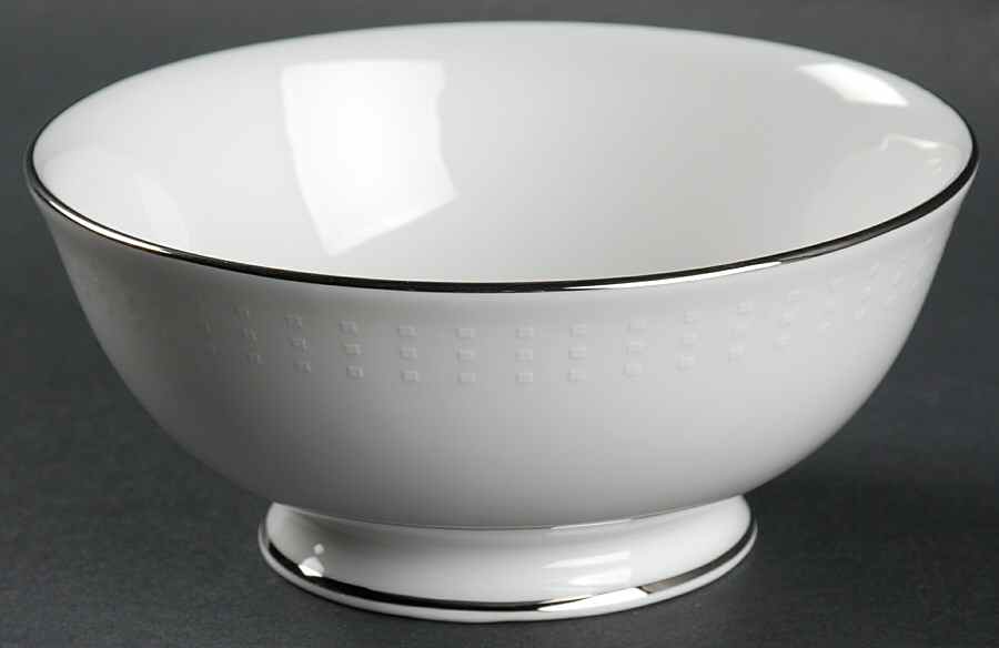 Herald Square White Fruit/Dessert (Sauce) Bowl by Lenox-1