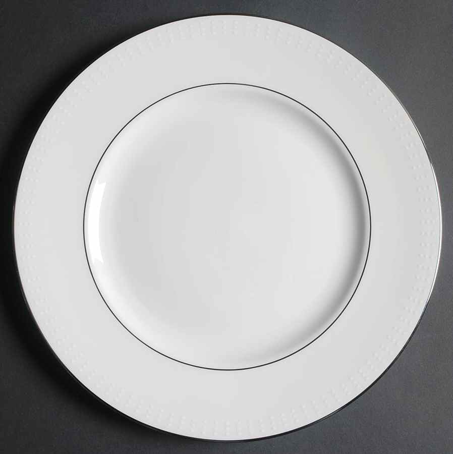 Herald Square White Dinner Plate by Lenox-1