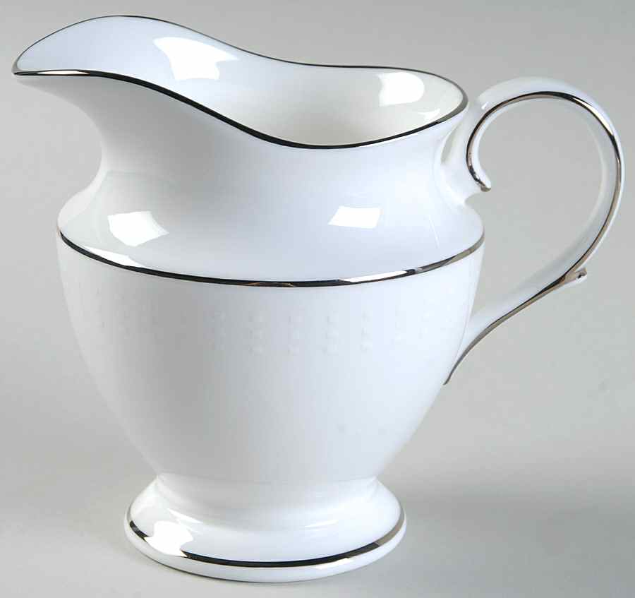Herald Square White Creamer by Lenox-1