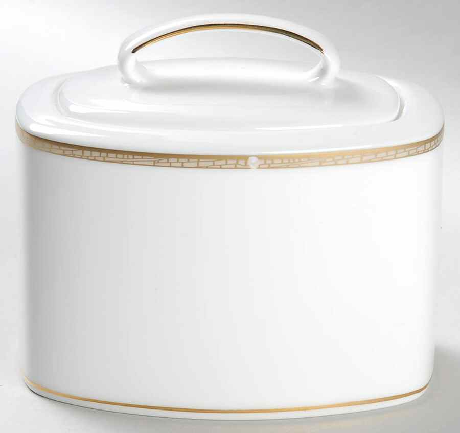 June Lane Gold Sugar Bowl & Lid by Lenox-1