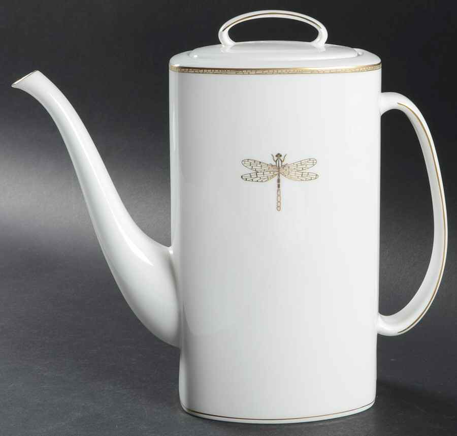 June Lane Gold Coffee Pot & Lid by Lenox-1