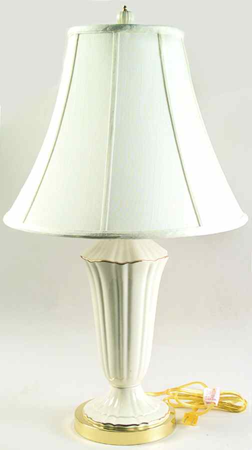 Hampton Court Collection 26" Electric Lamp & Shade by Lenox-1