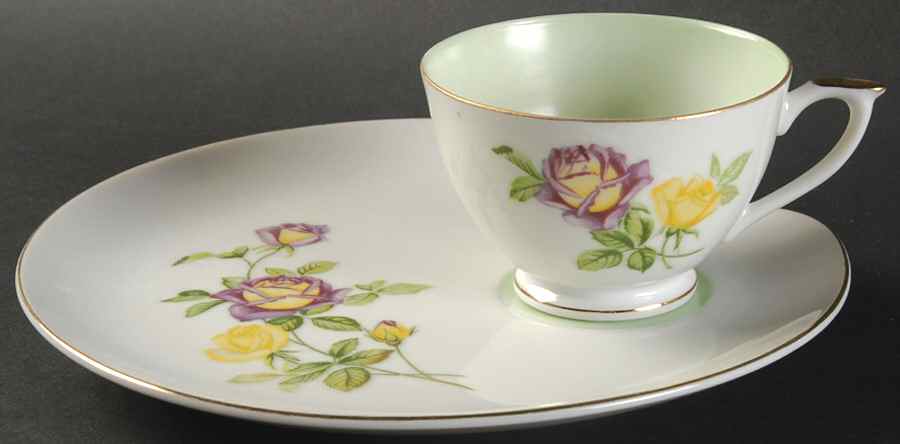 LEF62 Snack Plate & Cup Set by Lefton-1