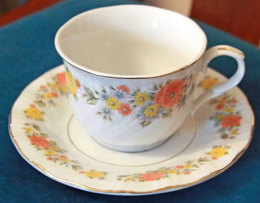 Valdemar Flat Cup & Saucer Set by Lynn's China-1