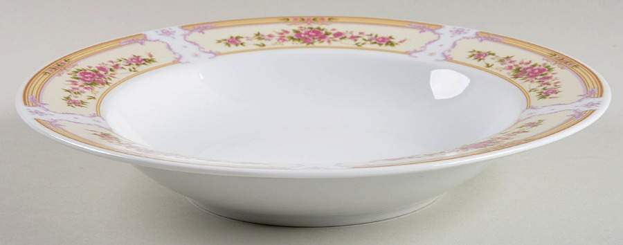 Lucianna Rim Soup Bowl by Lynn's China-1