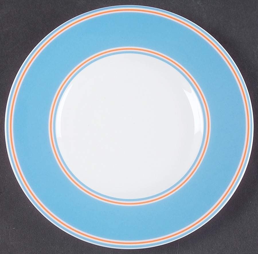 Cays Stripe Blue Party Plate by Lenox-1