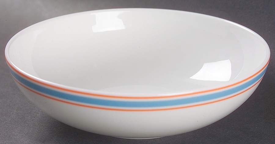 Cays Stripe Blue Fruit/Dessert (Sauce) Bowl by Lenox-1