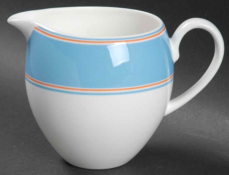 Cays Stripe Blue Creamer by Lenox-1