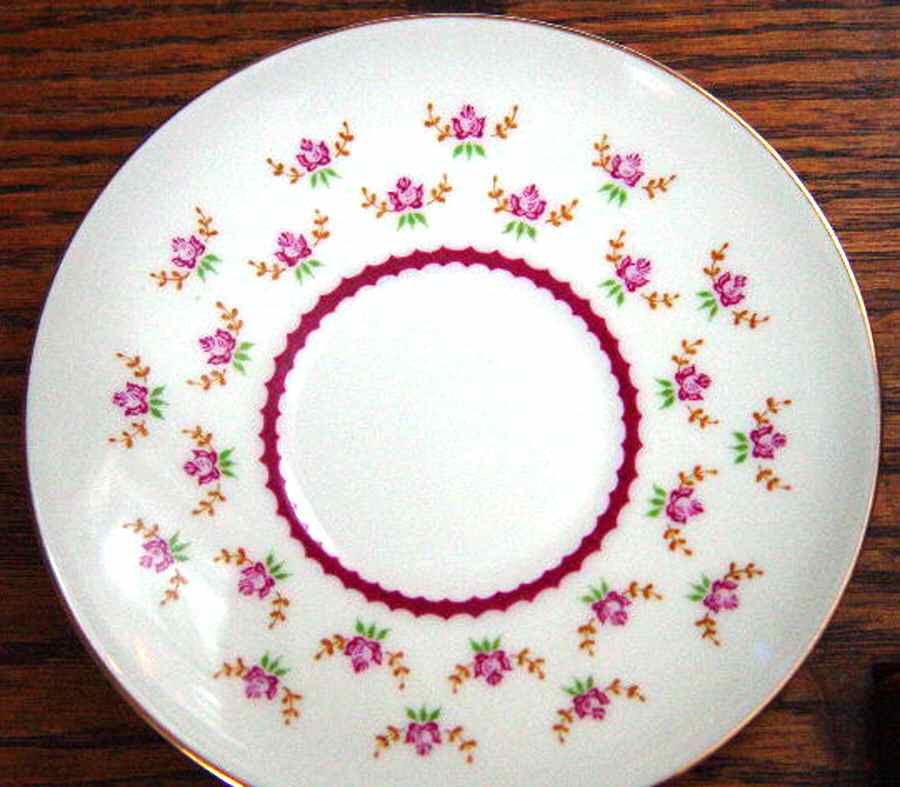 Roses Saucer by Lomonosov-1