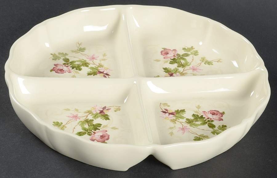 Accoutrements 4 Part Round Divided Server by Lenox-1