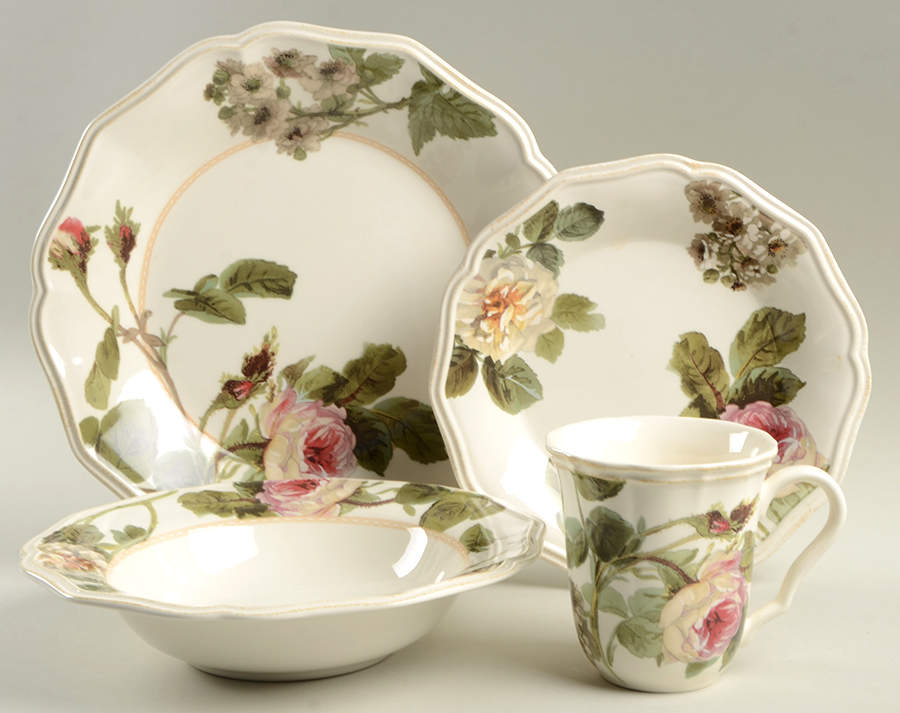 Sweetbrier Rose 4 Piece Place Setting by Lenox-1