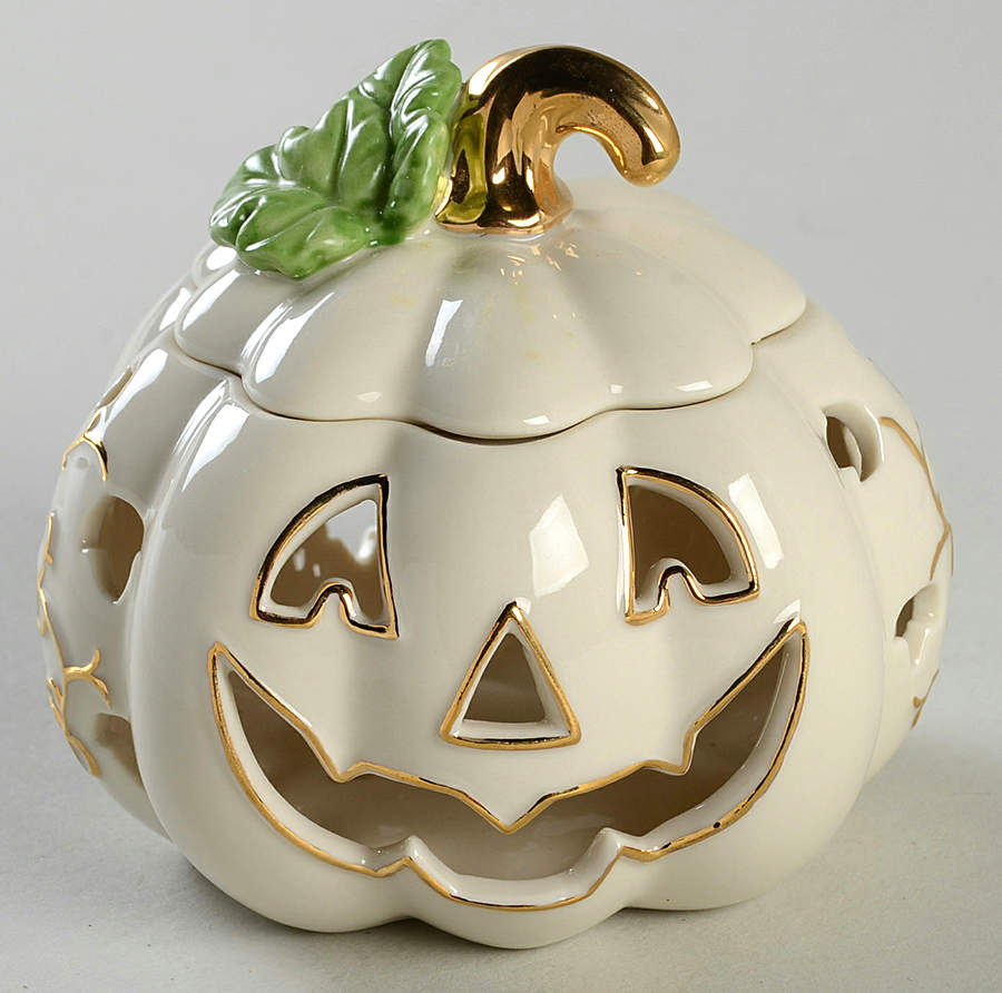 Halloween Pierced Candle Votive & Lid by Lenox-1