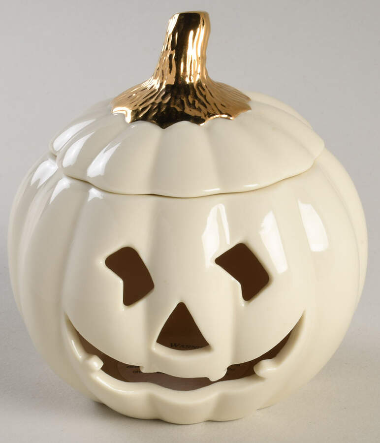 Halloween Jack-O-Lantern Tea Light Candleholder by Lenox-1