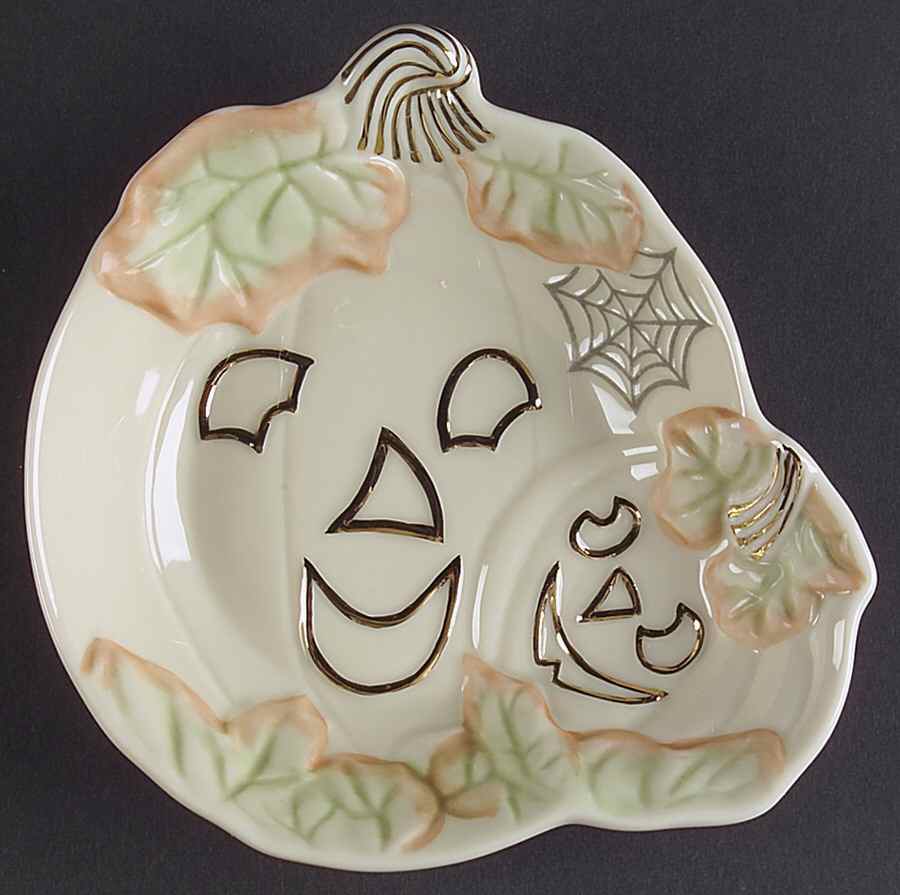 Halloween Pumpkin Tidbit Dish by Lenox-1
