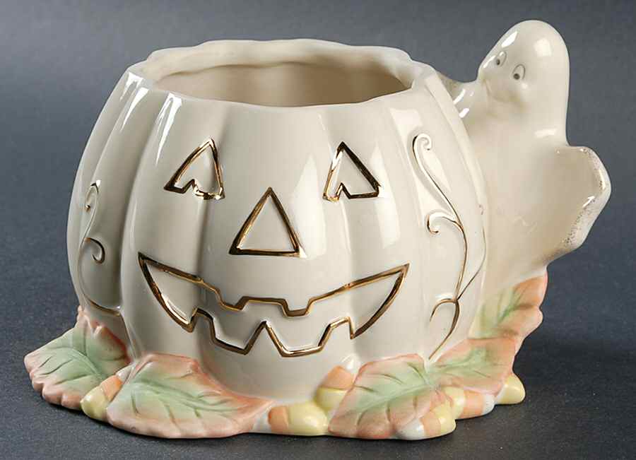 Halloween Bottom Stacking Figural Pumpkin Bowl by Lenox-1