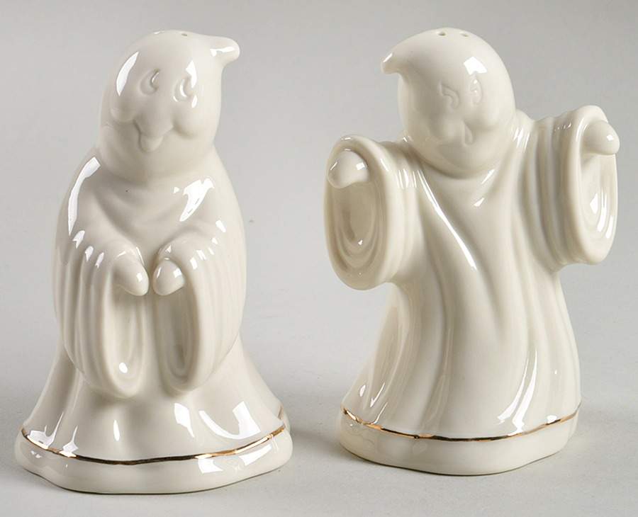 Halloween Figural Salt and Pepper Set by Lenox-1