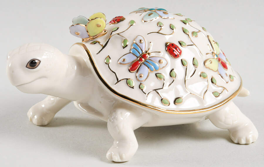 Summer Enchantment Turtle Figurine by Lenox-1