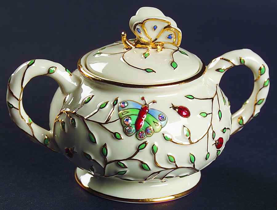Summer Enchantment Sugar Bowl & Lid by Lenox-1