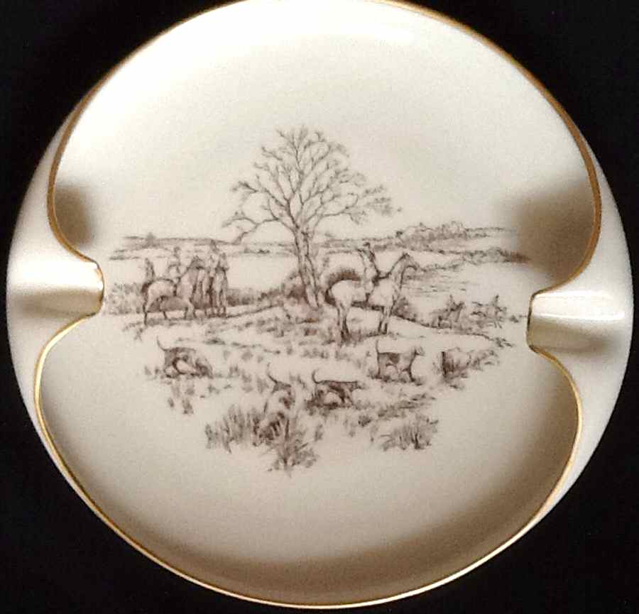 STAGECOACH Large Ashtray by Lenox-1