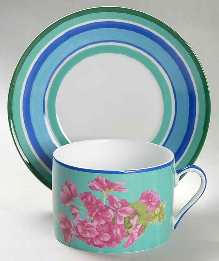 Cyclades Breakfast Cup & Saucer Set by Laure Japy-1