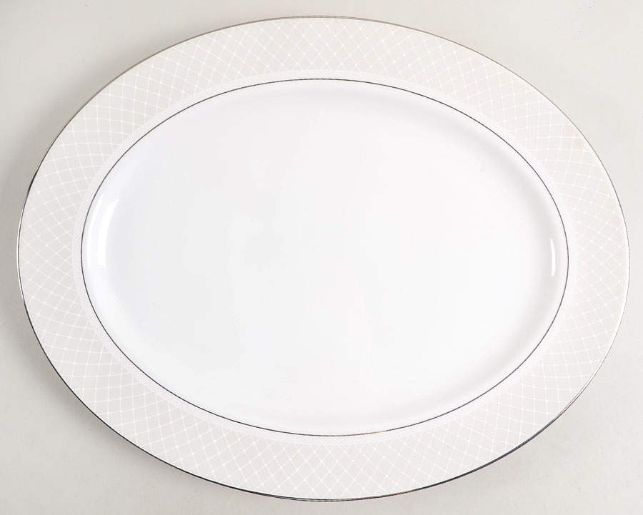 Venetian Lace 16" Oval Serving Platter by Lenox-1