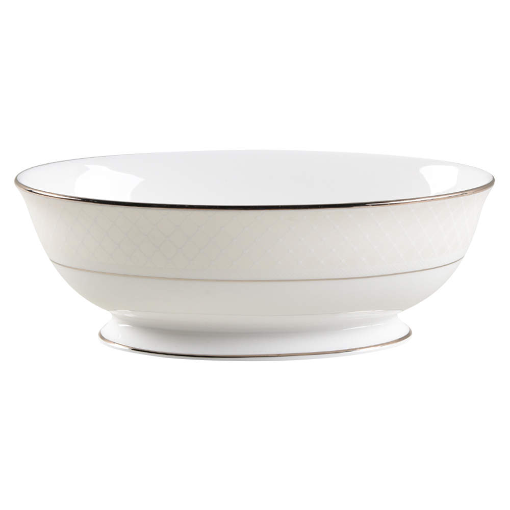 Venetian Lace 9" Oval Vegetable Bowl by Lenox-1