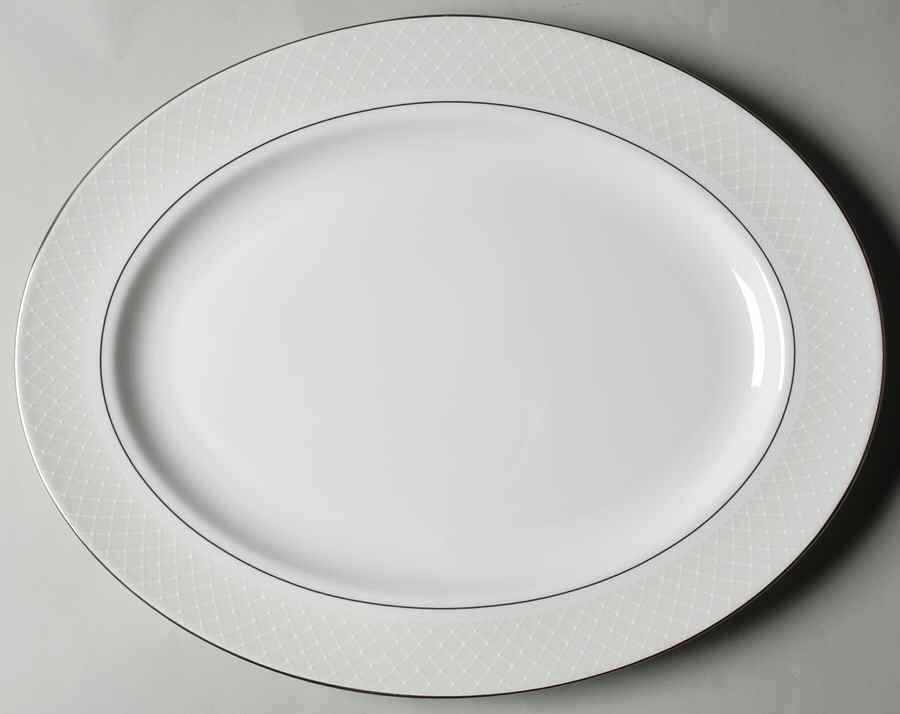Venetian Lace 16" Oval Serving Platter by Lenox-1
