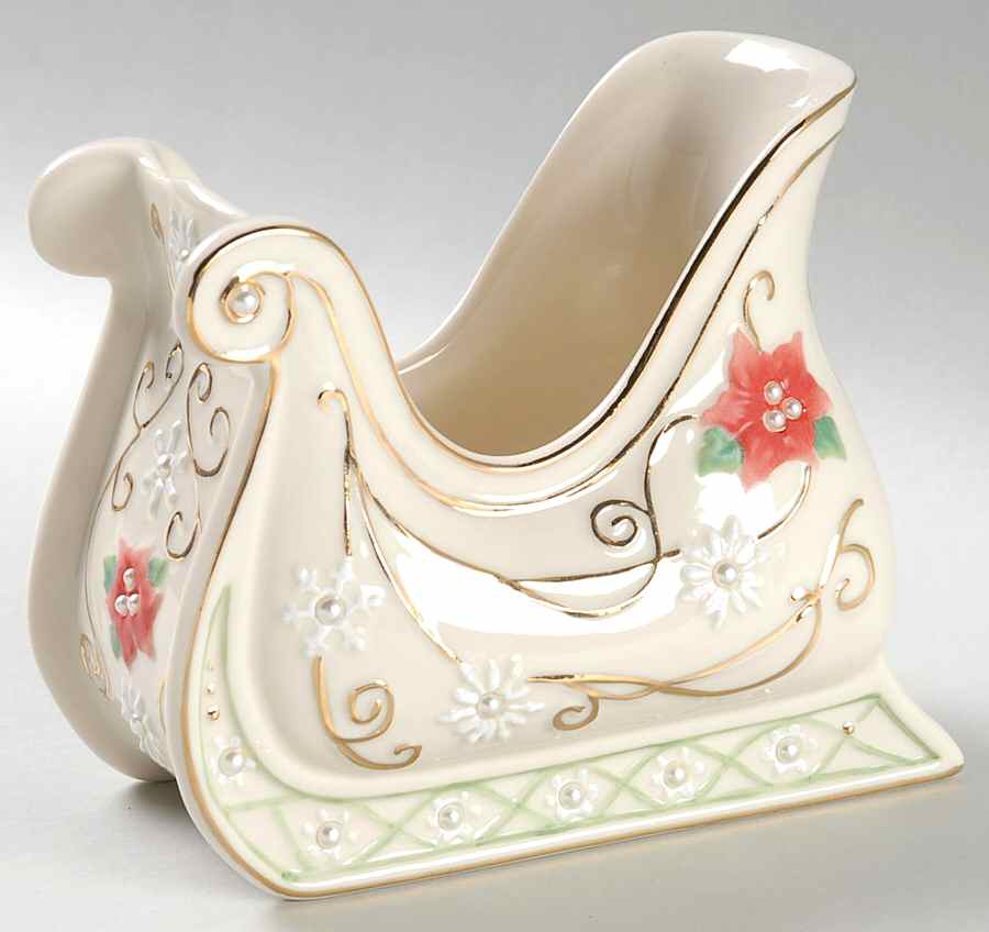 Petals & Pearls Medium Sleigh by Lenox-1