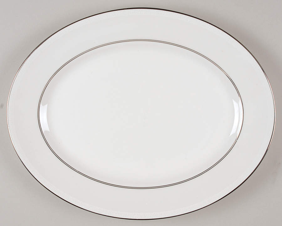 Cypress Point 13" Oval Serving Platter by Lenox-1