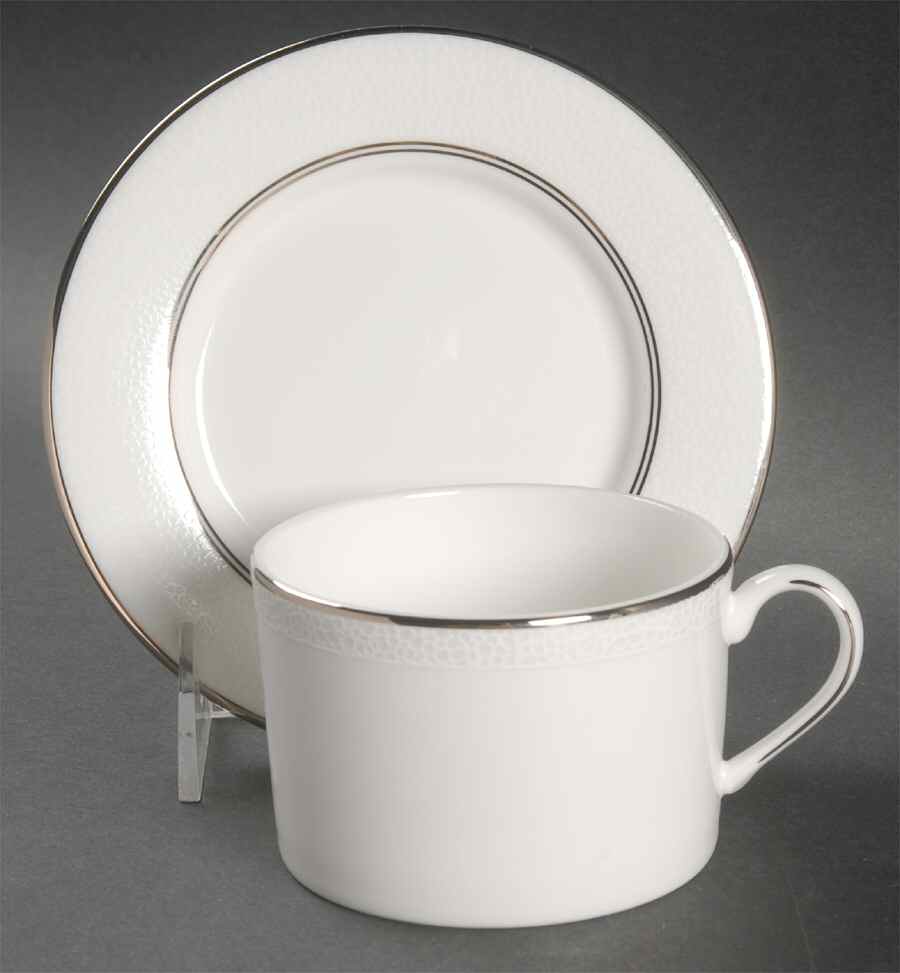 Cypress Point Flat Cup & Saucer Set by Lenox-1