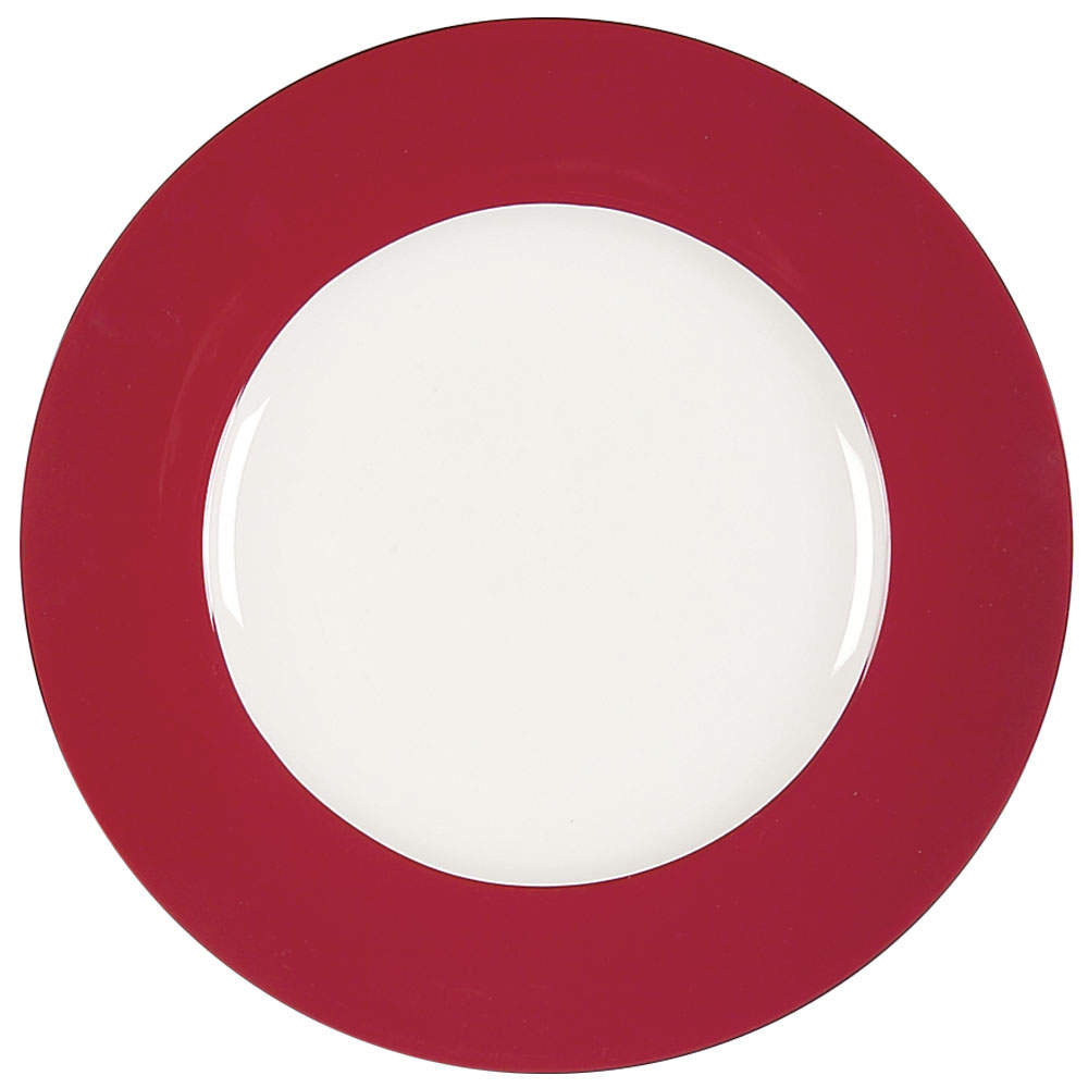 Rutherford Circle Red Accent Luncheon Plate by Lenox-1