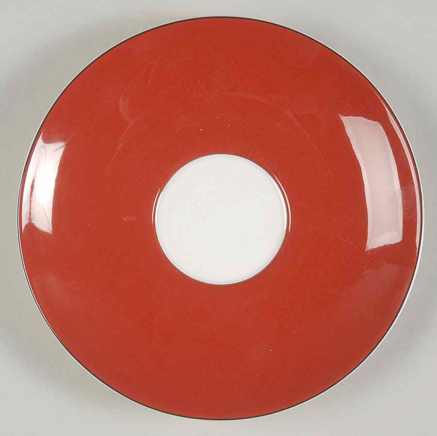 Rutherford Circle Red Saucer by Lenox-1