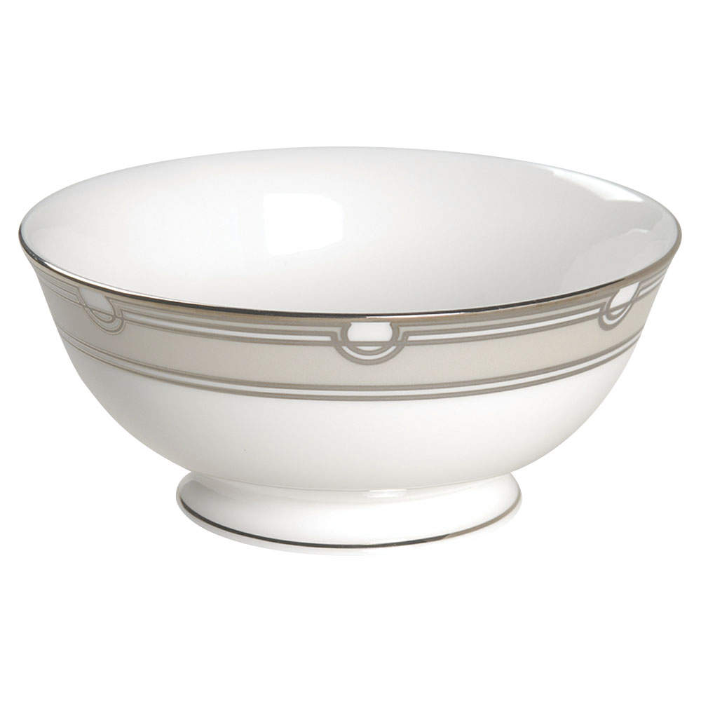 Corona Grove Platinum Fruit/Dessert (Sauce) Bowl by Lenox-1