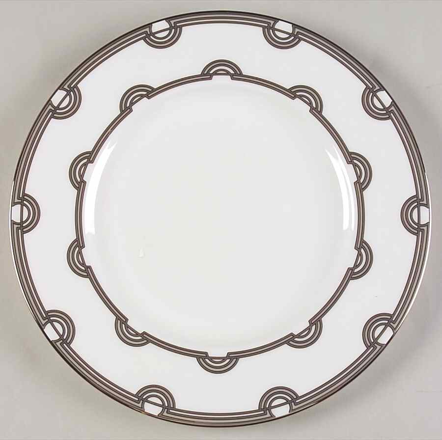 Corona Grove Platinum Accent Luncheon Plate by Lenox-1