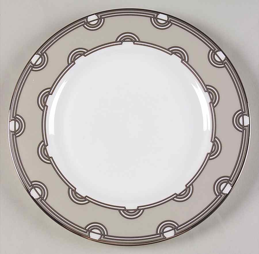 Corona Grove Platinum Salad Plate by Lenox-1