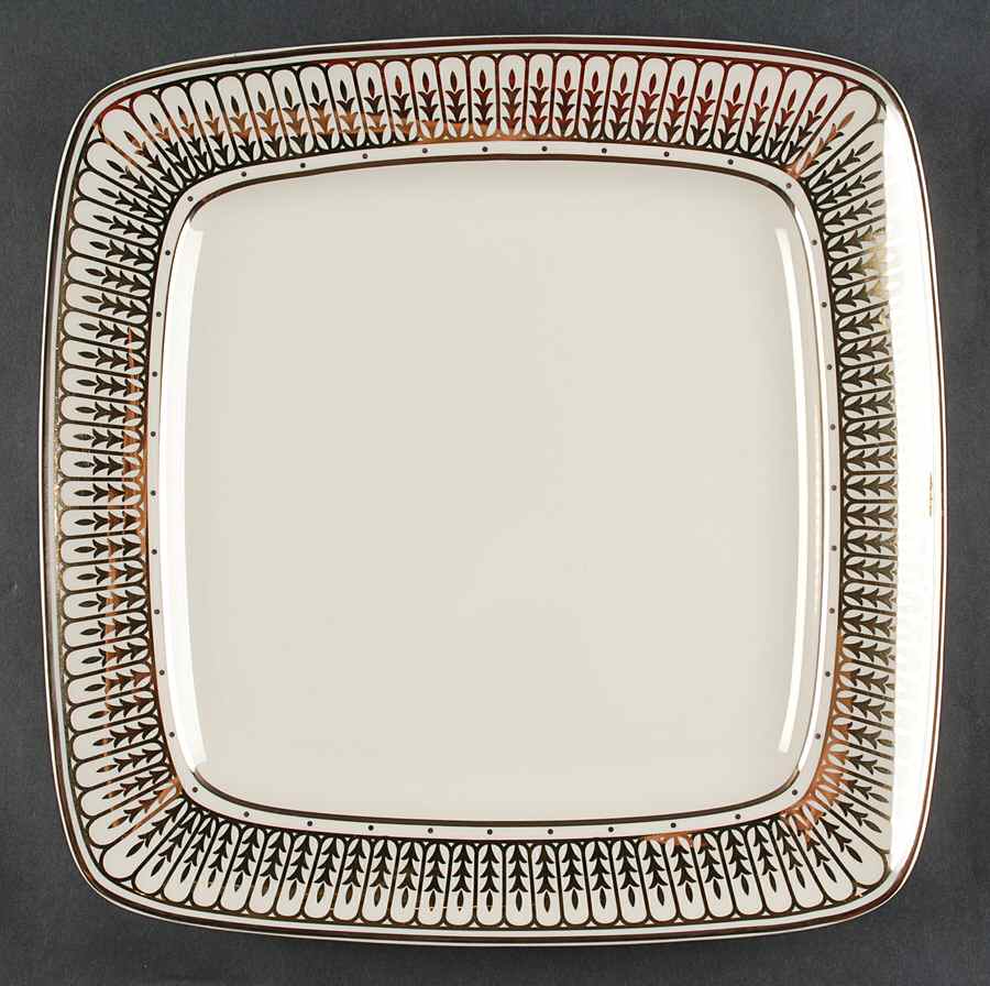Windsor Gold (Serveware) 12" Square Serving Platter by Lenox-1