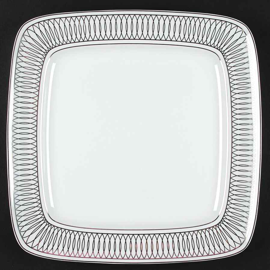 Paradigm Platinum (Serveware) 12" Square Serving Platter by Lenox-1