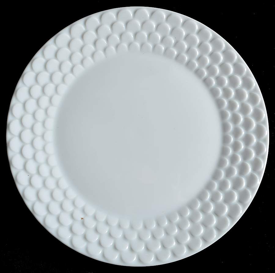 Aegean White Bread & Butter Plate by L'Objet-1