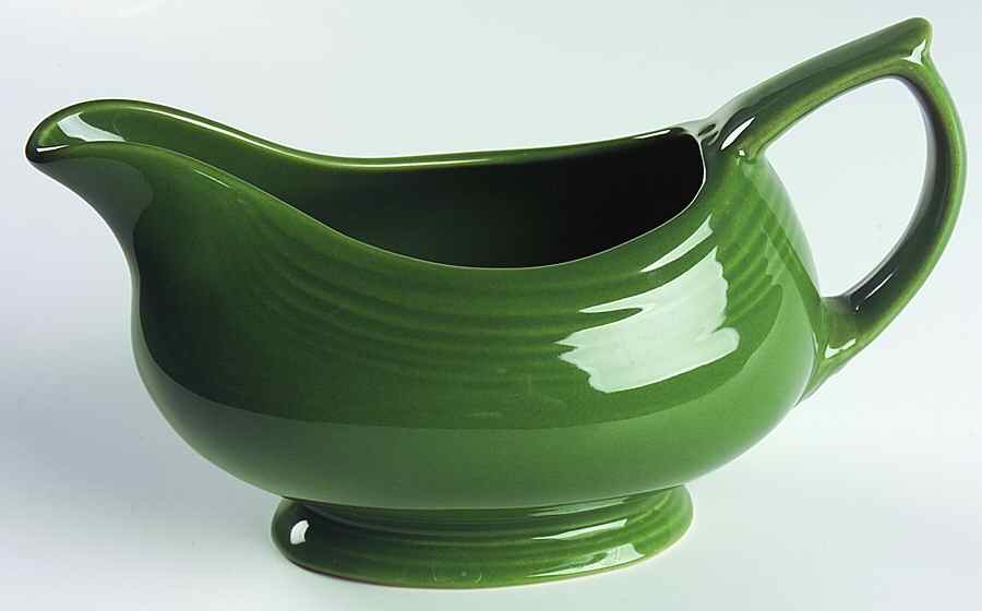 Concentrix Hunter Green Gravy Boat by Lynn's China-1