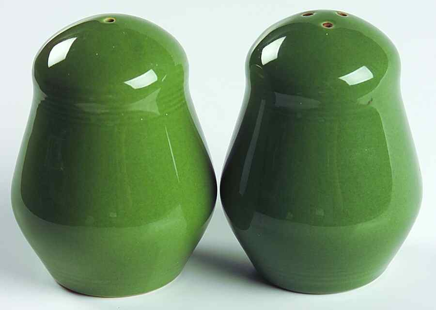 Concentrix Hunter Green Salt & Pepper Set by Lynn's China-1