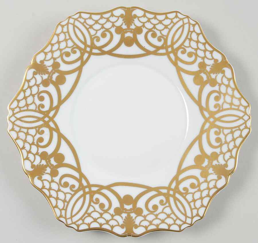 Alencon Gold Saucer for Mug by L'Objet-1