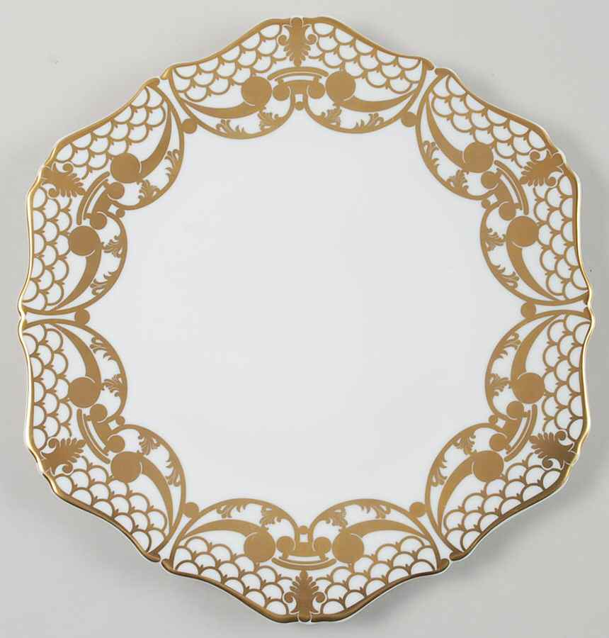 Alencon Gold Dinner Plate by L'Objet-1