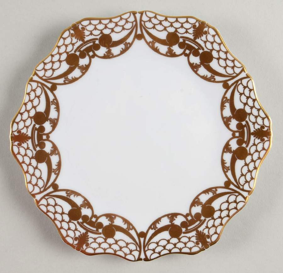 Alencon Gold Bread & Butter Plate by L'Objet-1