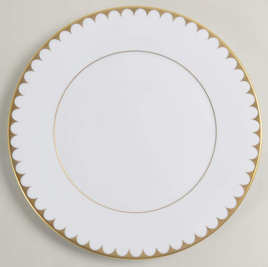 Aegean Gold Salad/Dessert Plate by L'Objet-1
