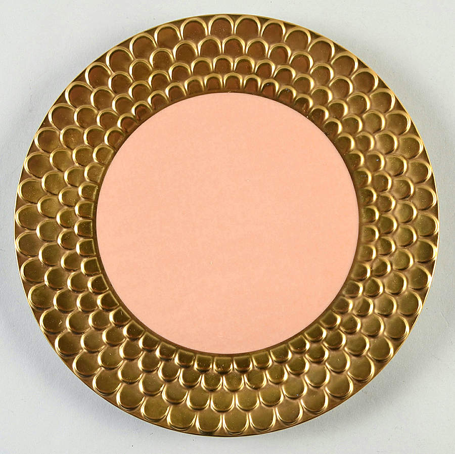 Aegean Gold Sculpted Salad/Dessert Plate by L'Objet-1