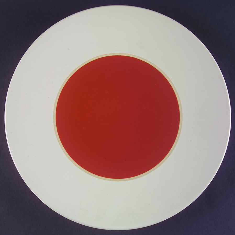 Duo Terra Cotta 14" Chop Plate (Round Platter) by Lindt-Stymeist-1