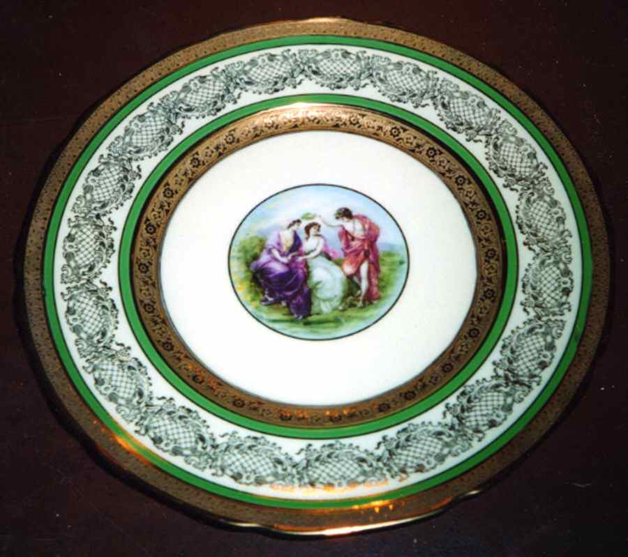 LIM336 Dinner Plate by Limoges-French-1