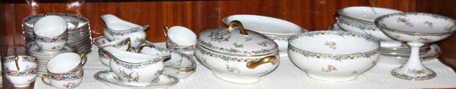 MHL17 Gravy Boat with Attached Underplate by Michelaud Freres-1