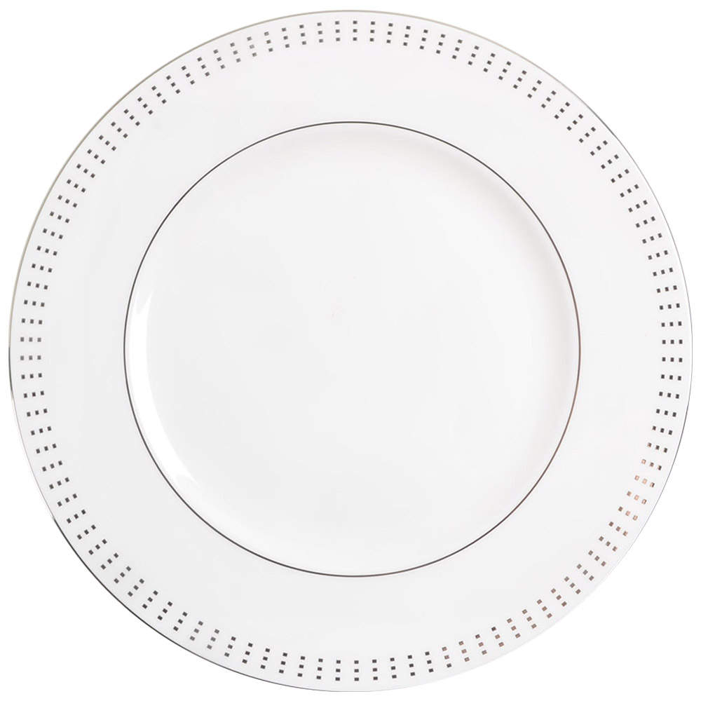Herald Square Platinum Dinner Plate by Lenox-1
